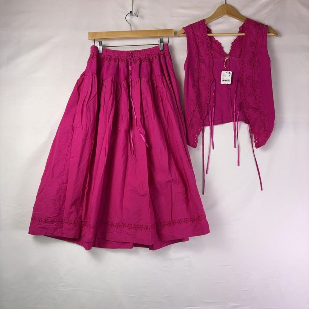 Free People Gesibelle Set in Very Berry